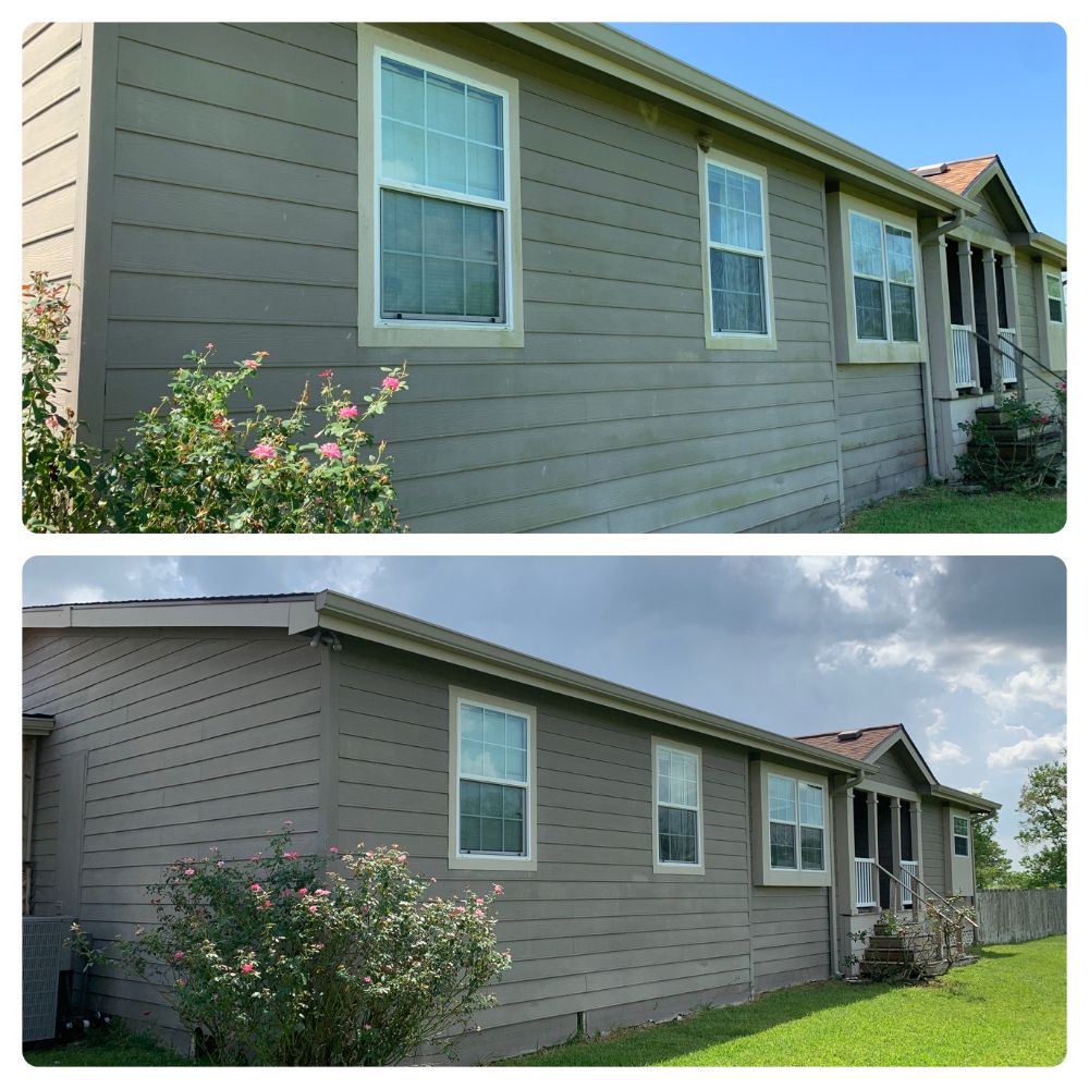 House deck and concrete cleaning in mont belview tx