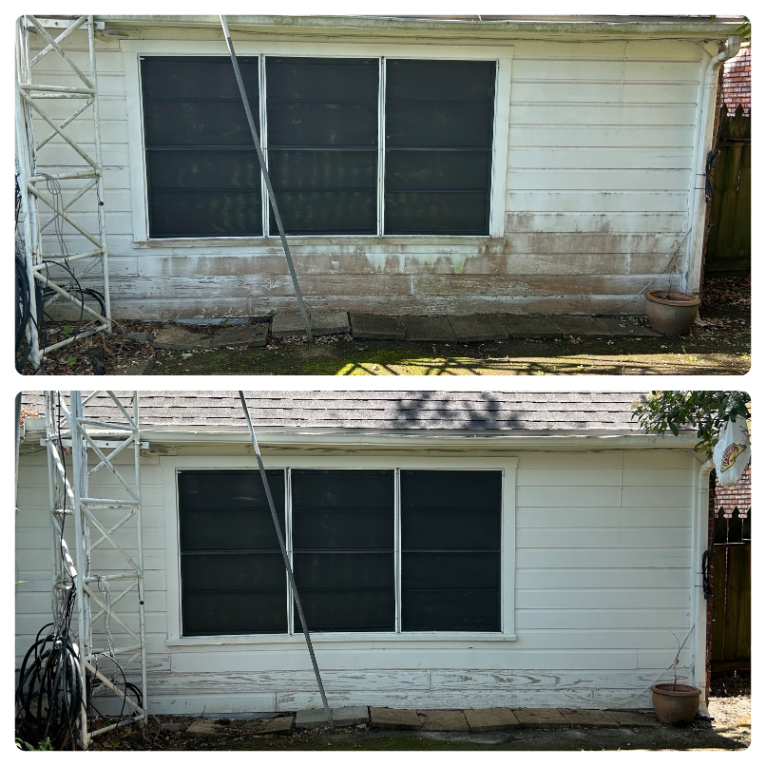 House and concrete cleaning